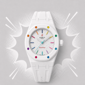 Royal POP AP x Swatch (Arctic White)