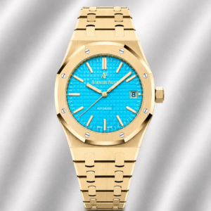 Audemars Piguet Royal Oak Yellow Gold Blue Turquoise Dial