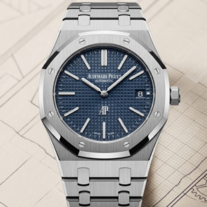 Audemars Piguet Royal Oak Topical Blue Tapisserie Dial Unpolished