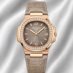 Patek Philippe Nautilus Rose Gold Diamond Bezel 7010R-012